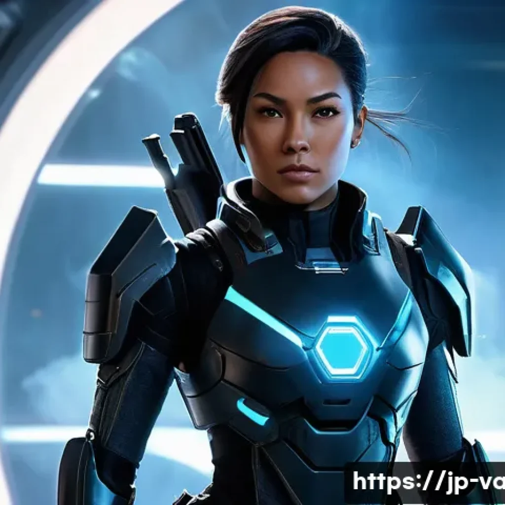 발로란트 시즌별 콘텐츠 업데이트 - **Veto: The Disabling Sentinel in Action** "A dynamic, medium shot of VALORANT's new agent, Veto...