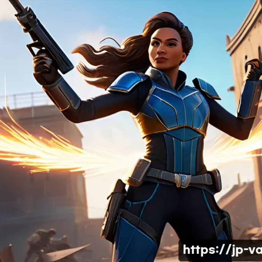 발로란트 인게임 이모트 사용법 - **Prompt:** A VALORANT agent, Raze, is exuberantly performing a dynamic victory dance emote in the c...