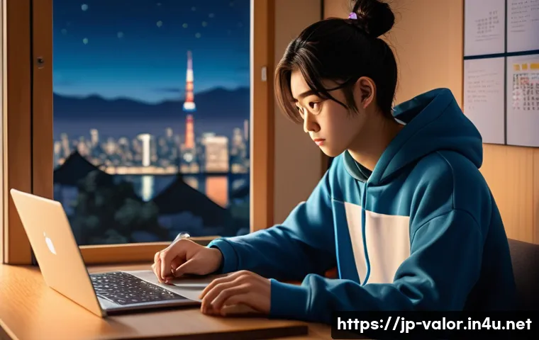 발로란트 비활성화 계정 해제 방법 - A detailed scene of a modern Japanese teenager sitting at a sleek desk in a cozy bedroom decorated w...