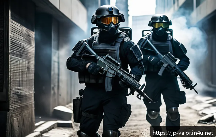 발로란트 새로운 콘텐츠 트렌드 - A futuristic balanced agent in tactical combat gear, wearing sleek armored clothing and equipped wit...